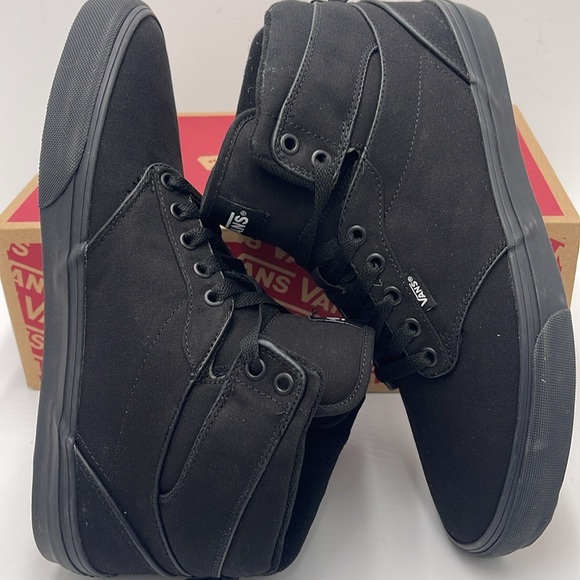 Vans Men’s Black High-Top Sneakers Atwood Hi (Canvas) Black/Black
VN0A… - Picture 13 of 16